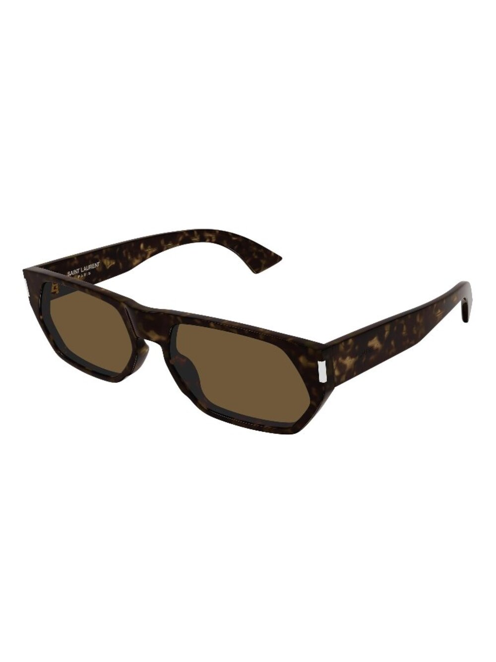 New Saint Laurent Men's Sunglasses Havana Brown Lens Acetate Frame SL 898 006 59